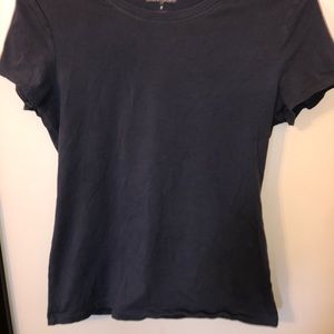 Banana republic basic grey blue t shirt